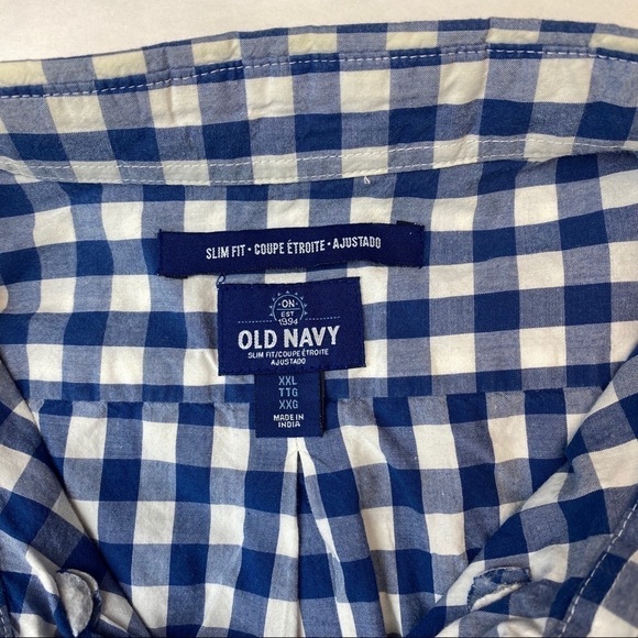 OLD NAVY XXL Slim Fit CASUAL BUTTON DOWN - Picture 2 of 4